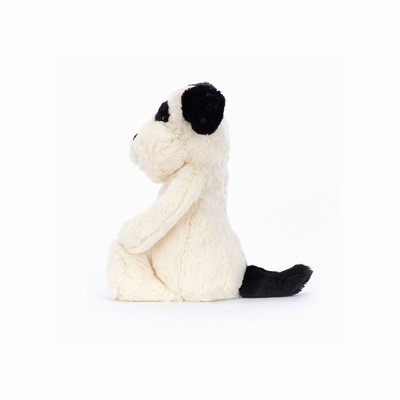 Jellycat Bashful Black & Cream Dog UK | 49657MXJH
